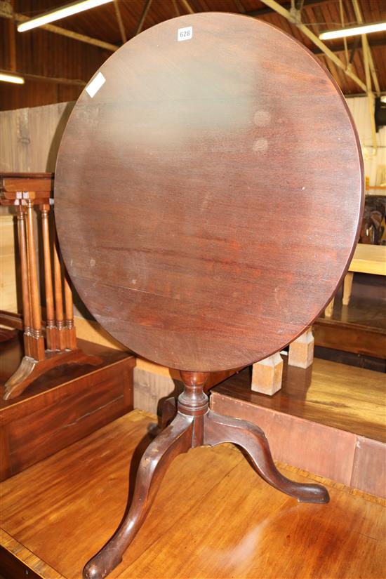 George III mahogany tripod table